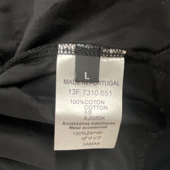 Givenchy X Riccardo Tisci Madonna Start studs jet black T-Shirts NWT Size Large - Picture 6 of 6